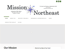 Tablet Screenshot of missionnortheast.com